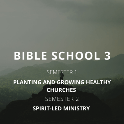Bible School 3 tile with mountain